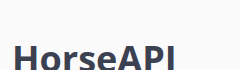 HorseAPI logo