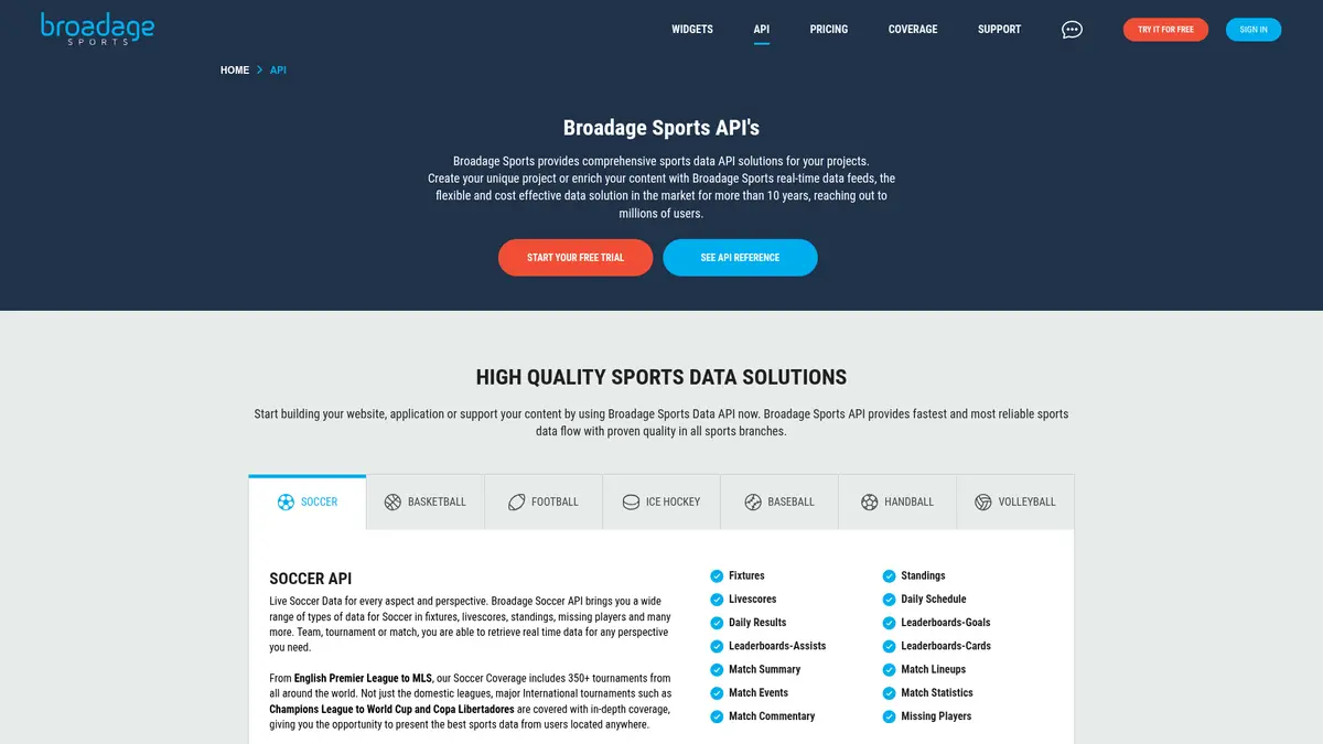 Broadage official product page
