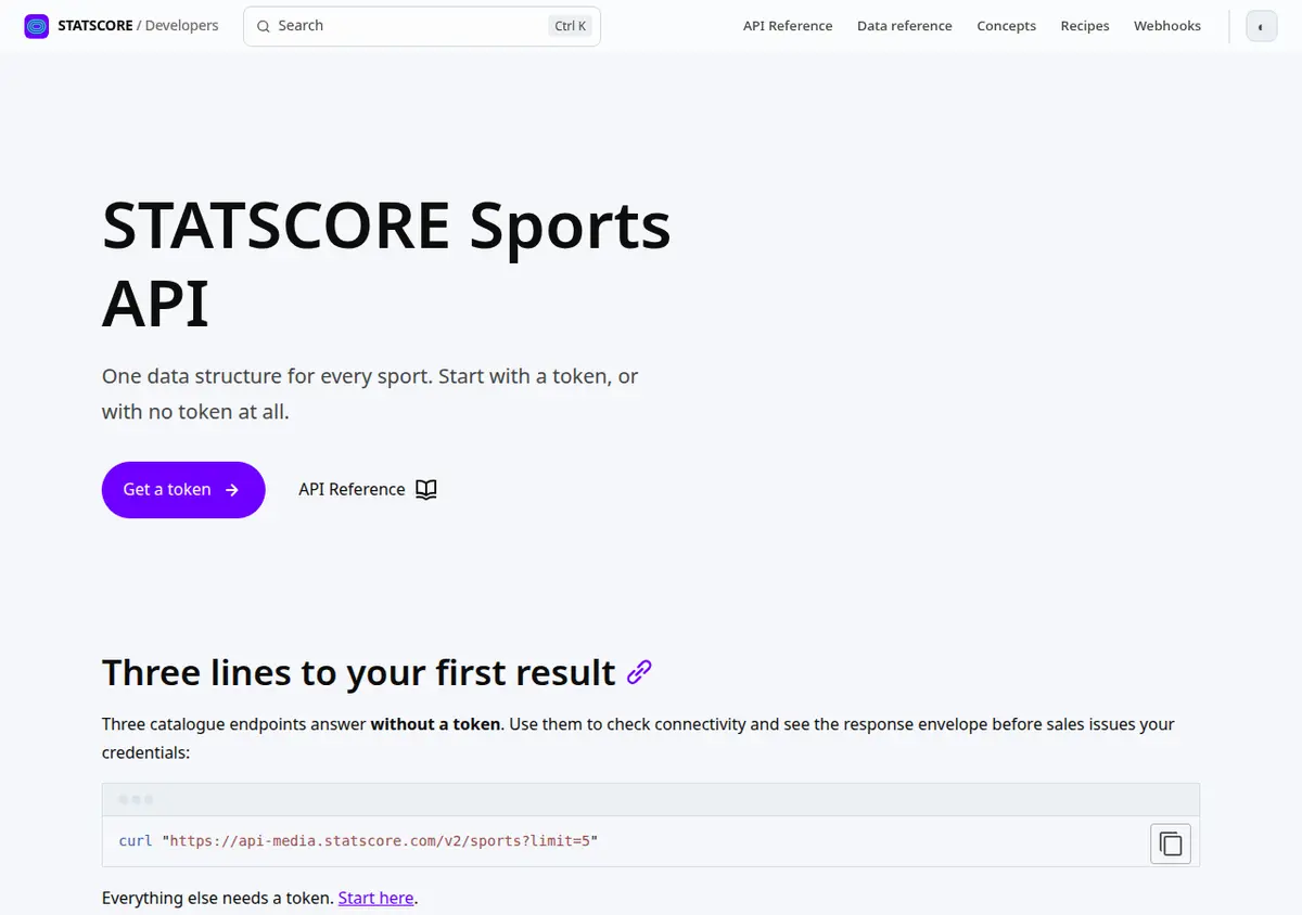 STATSCORE official product page