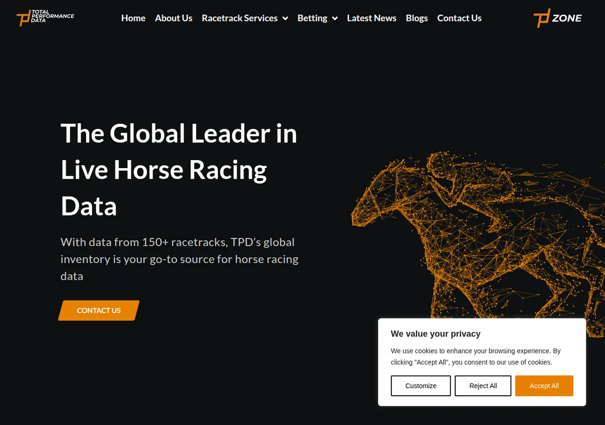 Total Performance Data official product page