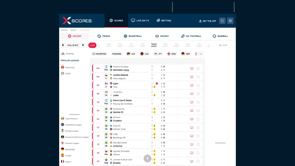 XScores official technical or coverage page